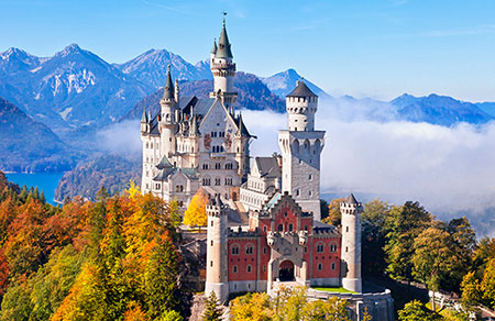 Lâu đài Neuschwanstein thiên đường cổ tích